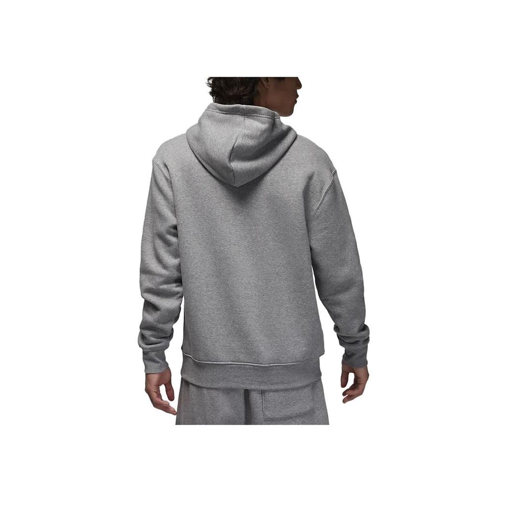 Jordan Sudadera con capucha de color sólido con forro polar de manga larga para hombre Gris FJ7775-091