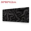 Ofis Masası Konforu İçin Kaymaz Yüzeyli Soyut Akışkan Büyük Mouse Pad