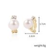 Baroque Pearl Clip-On Earrings for Women Without Pierced Ears