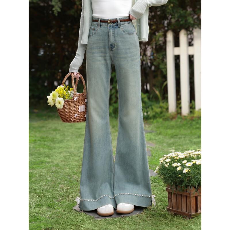 Women s Retro Bootcut Slimming Denim Jeans L