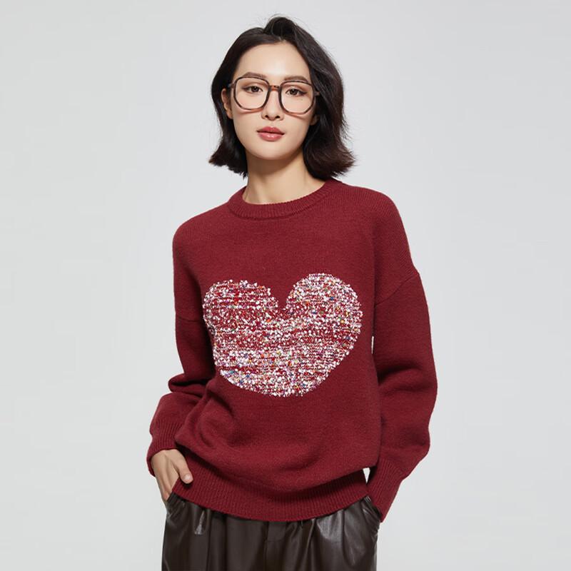 

TaTu Women s Fashion Knit Long Sleeve Sweater F