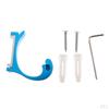 1 Piece Dolphin Shape Hat Coat Rack Hook Holder Bath aluminum Single Hanger
