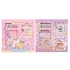Japanese Paper Stickers Set Cute Cartoon Clear Printing Art Stickers Set for Handbook Diary Envelope