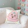 O-Opanchu-S U-Usagi Case Plush Fabric Soft Pillowcase Double Sided Print Cushion Cover Household Gifts