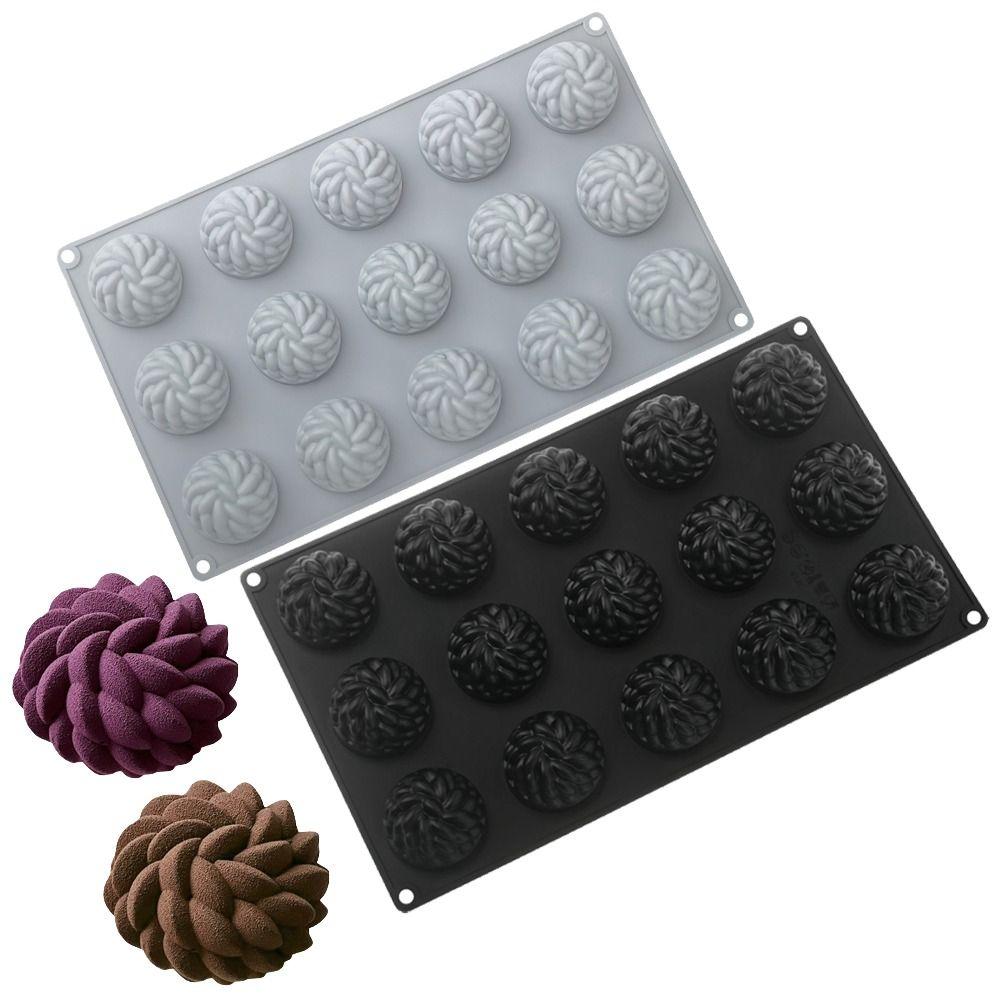 15 Zellen Blume Schokoladenform Hitzebeständige Puddingform Backen Kuchenformen Küchenwerkzeuge