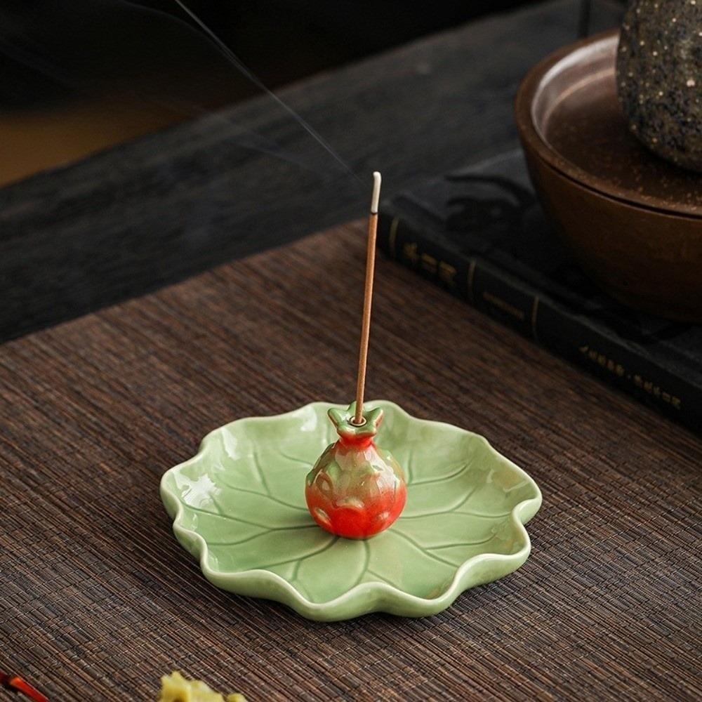 Ceramic Incense Burner Zen Chinese Style Censer Holder Incense Stick Burner For Household Aroma