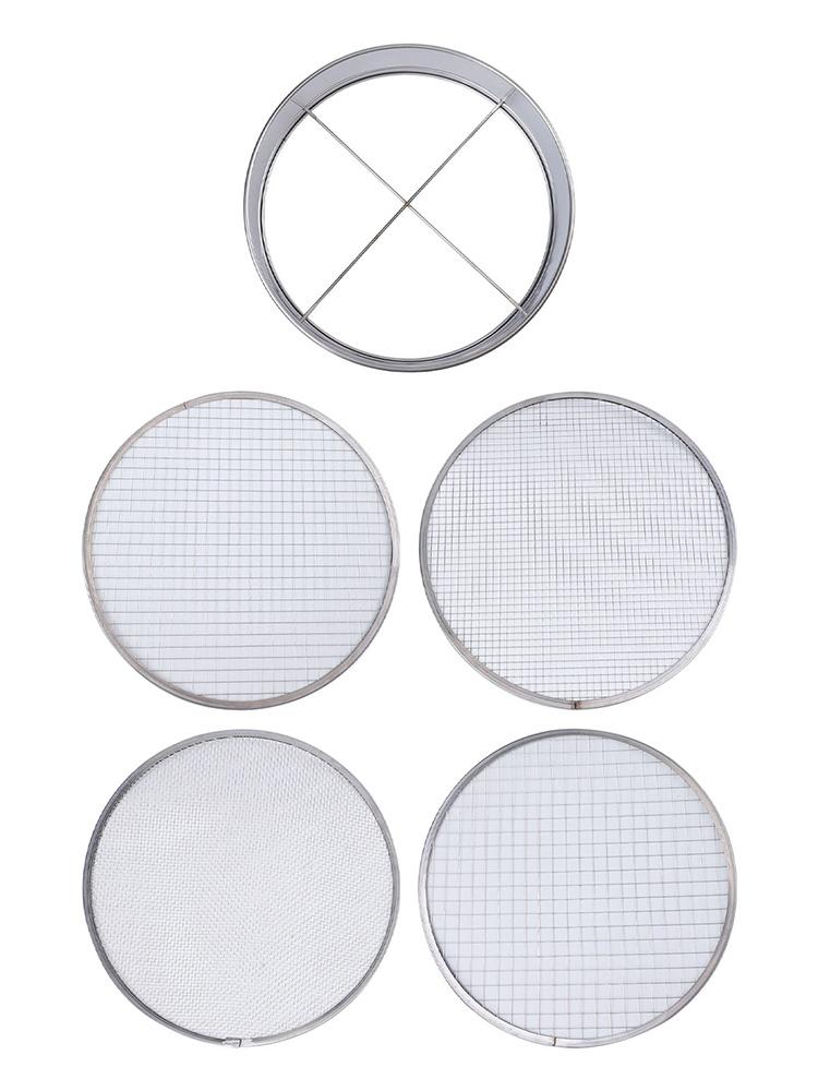 30cm Ergonomic Garden Sieve by Siebmeister Featuring Quick Click Mechanism for Easy Handling During Use in Gardens
