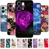 3D Emboss Case For Oppo Reno14 5G CPH2737 Relief Emboss Soft Silicone Cover For Reno14 Relief Emboss Funda Reno14 5G Flower Capa
