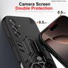 Dual Finger Ring Armor Cover for Samsung Galaxy A17 A56 A36 A26 A16 S25 Plus Case Rotate Metal Bracket Kickstand Case Phone Capa