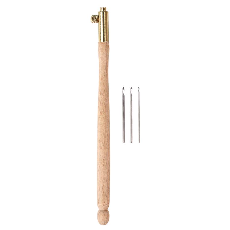 Ultra-Fine Handle Crochet Hook & Needle for Bead & Sequin Embroidery