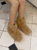 Chertoi Seoul Jennie Ankle Fur Ugg Boots 3 Colors