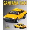 1/32 Volkswagen Santana Taxi Alloy Diecast Model Car Home Decoration & Collectibles Hobby Display Ornaments Holiday Present Gift