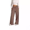 Pantaloni Casual Larghi da Donna Autunno/Inverno 2024 Europei e Americani, Monocolore, Vita con Coulisse