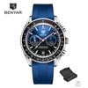BENYAR Mens Watches Top Luxury Moon Watch For Men Quartz Chronograph Waterproof Military Sports Luminous Clock Reloj Hombre