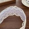 Süße Elegante Weiße Spitze Haarbänder Stirnband Damen Kinder Haargummis Kopfband Haarkopfreifen Band Zubehör Kopfschmuck Kopfbedeckung Verzierung