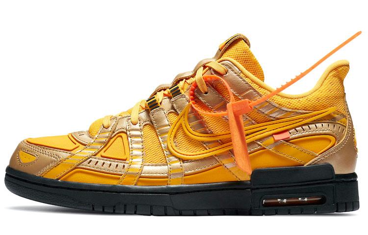 

Nike Air Rubber Dunk Off-White University Gold CU6015-700 36
