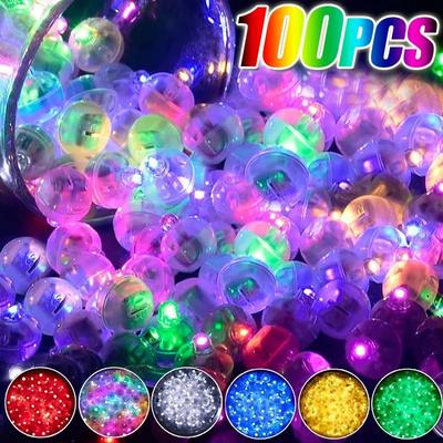 Bunter leuchtender Becher, kleiner runder Ball, leuchtender Lichtballon, LED-Blitz, leuchtende Lampen, Laternenlicht für Hochzeitsfeier-Geburtstagsdekoration