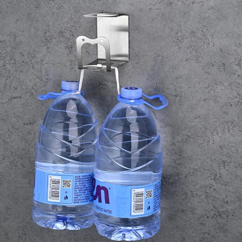 304 Stainless Steel Tooth Cup Wall Holder Punching-Free Wall Toothbrush Holder Nail-Free Mouthwash Cup Creative Set