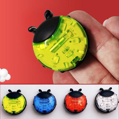 Kids Balance Bike Spoke Light Waterproof Ladybug Shape Road Mountain Bike Wheel Decoration Lamp Night Riding LED Safety Warning Lamp Bike Accessories