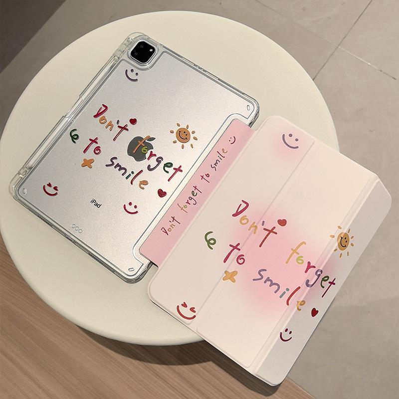 IPad 11 Skyddsfodral: Air 7/6/5/4 Akrylskal, Pro 11 tum, Anti-böjning, Minihjärta Rouge, 10,2 tum