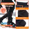 YUEDGE Merinowolle Ski Wintersocken Warm Dick für Snowboarding und Größen Set von 2 Herrensocken, Kniehoch Skifahren, Unisex, 25-28,5cm,