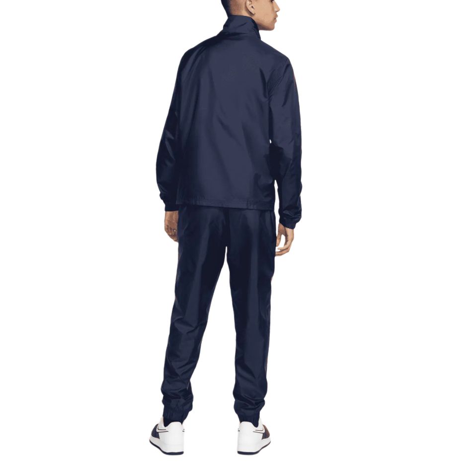 Nike Zip Print Logo Sports Suit Men Suit Blue BV3030-410