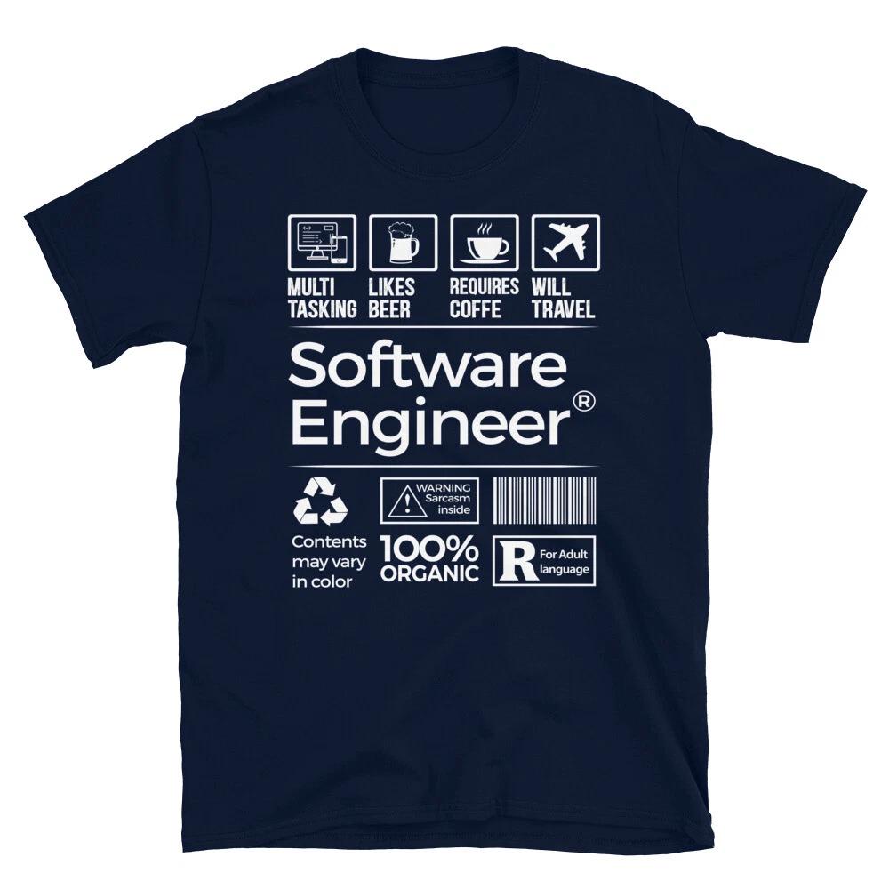 SOFTWARE ENGINEER Programmer Programming Coding Geek T-Shirt XL