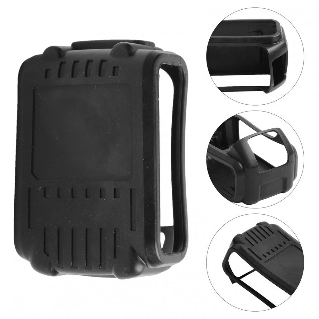 1pc Black Silicone Protect Case Cover for 20V 4.0,5.0 Battery Protective Cover
