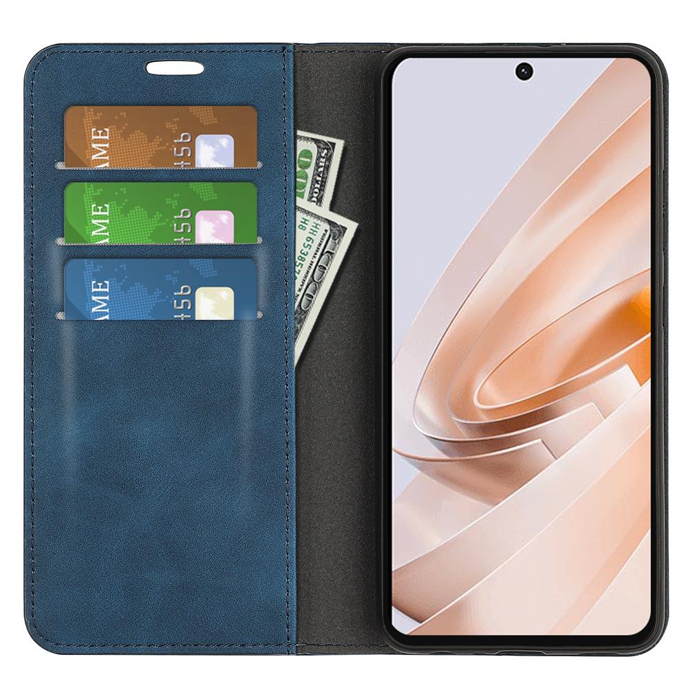 

For Xiaomi Redmi 13 5G/13 4G/Note 13R 5G/Poco M6 4G Case Skin Feel Leather Phone Cover Black