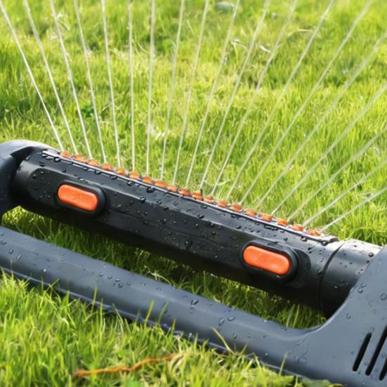 Zwenksproeier met Verzwaarde Voet, Verstelbare Hoek Sproeier met 19 Anti-Kalk Nozzles, 3600 m² Bereik Tuinirrigatiesysteem