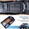 Xiaomi Dash Tray Insert Phone Holder 2PCS Set for 2021 2022 2023 2024 Ford Bronco Sport Accessories Armrest Storage Console Organizer