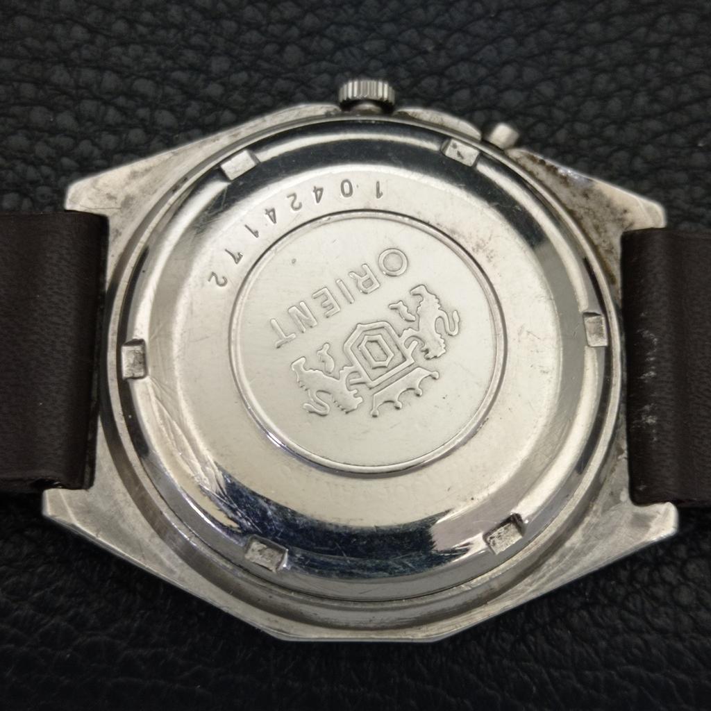 JAPAN VINTAGE ORIENT CRYSTAL AUTOMATIC 46941 MENS ORIGINAL DIAL WATCH a701889-5 R207-a701889