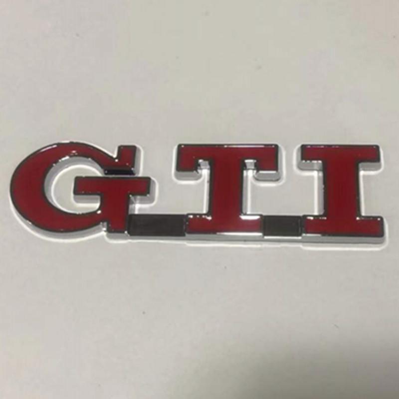 Compatible with Volkswagen Polo, Golf 6 & 7 GTI Emblem - Personalized Metal Car Sticker for Modification and Decoration.