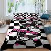 New Kuromi-themed Three-piece Bedding Set, Including Duvet Cover and Pillowcases, But Without Filling. A Great Holiday Gift.