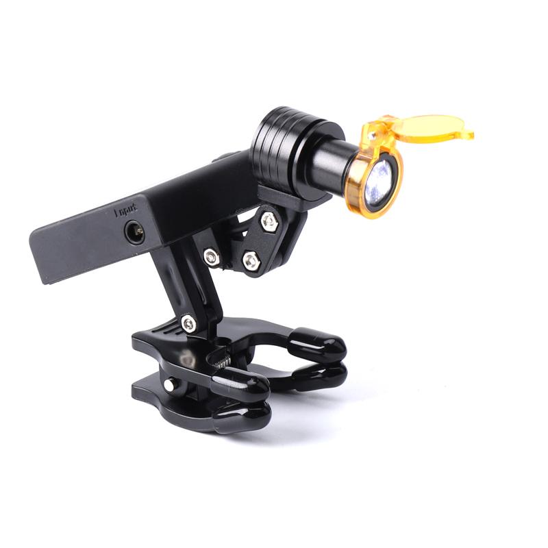 Wireless Portable 5W LED Headlight Headlamp Clip Type Dental Oral Cavity Lamp For Dental Magnifying Glass  Glasses
