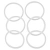 Lid Ring Sealing Ring Gaskets Kit Outodor Replacement Silicone Water Cup 6pcs Easy To Clean High Quality Material