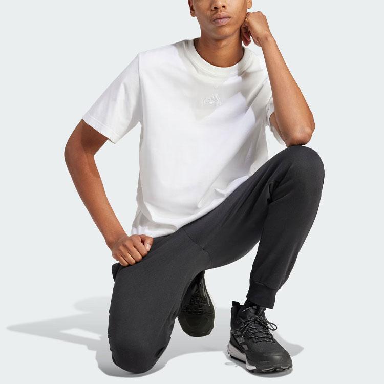 Adidas All Szn Graphic Tee with Letter Logo Print Men Tops White IN3161