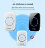 Three-in-One Wireless Remote Doorbell with AC Music - EU/UK/US/AU Specifications