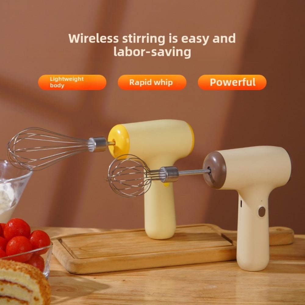 Wireless Electric Egg Beater Household Mini Cream Automatic Beater Baking Handheld Charged Mixing Machine