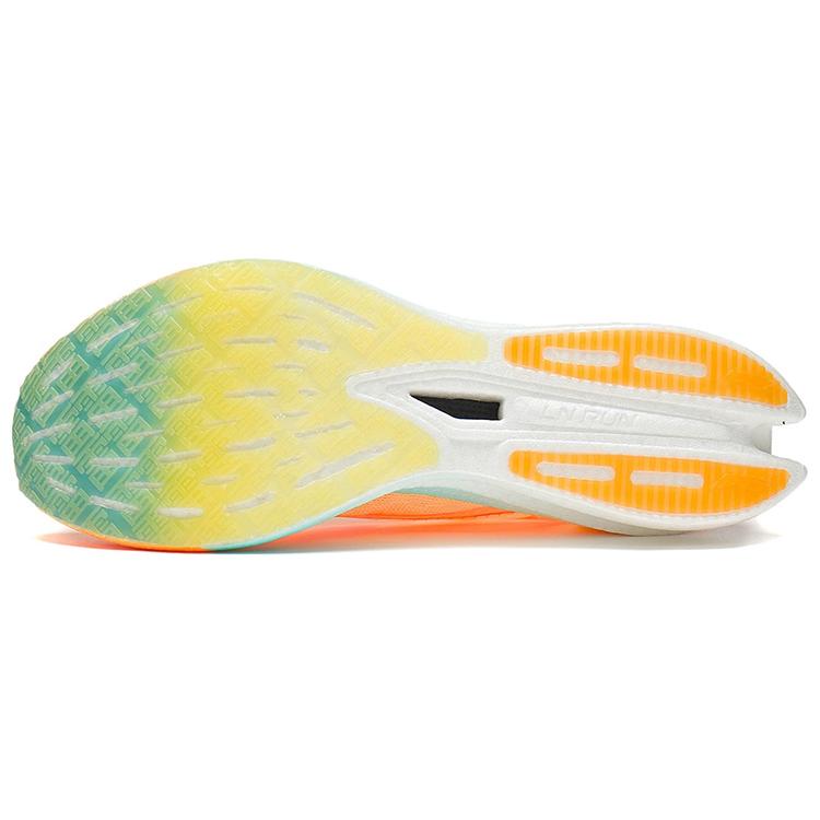 New LINING Feidian 2 Elite Running Shoes Women's Low Top Fluorescent Milk Yellow ARMS020-3
