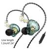 3.5mmJack Headset Ear-in Detachable Cable Earphone with Dynamic Driver Stereo Bass Sound Strong Ability Earphones