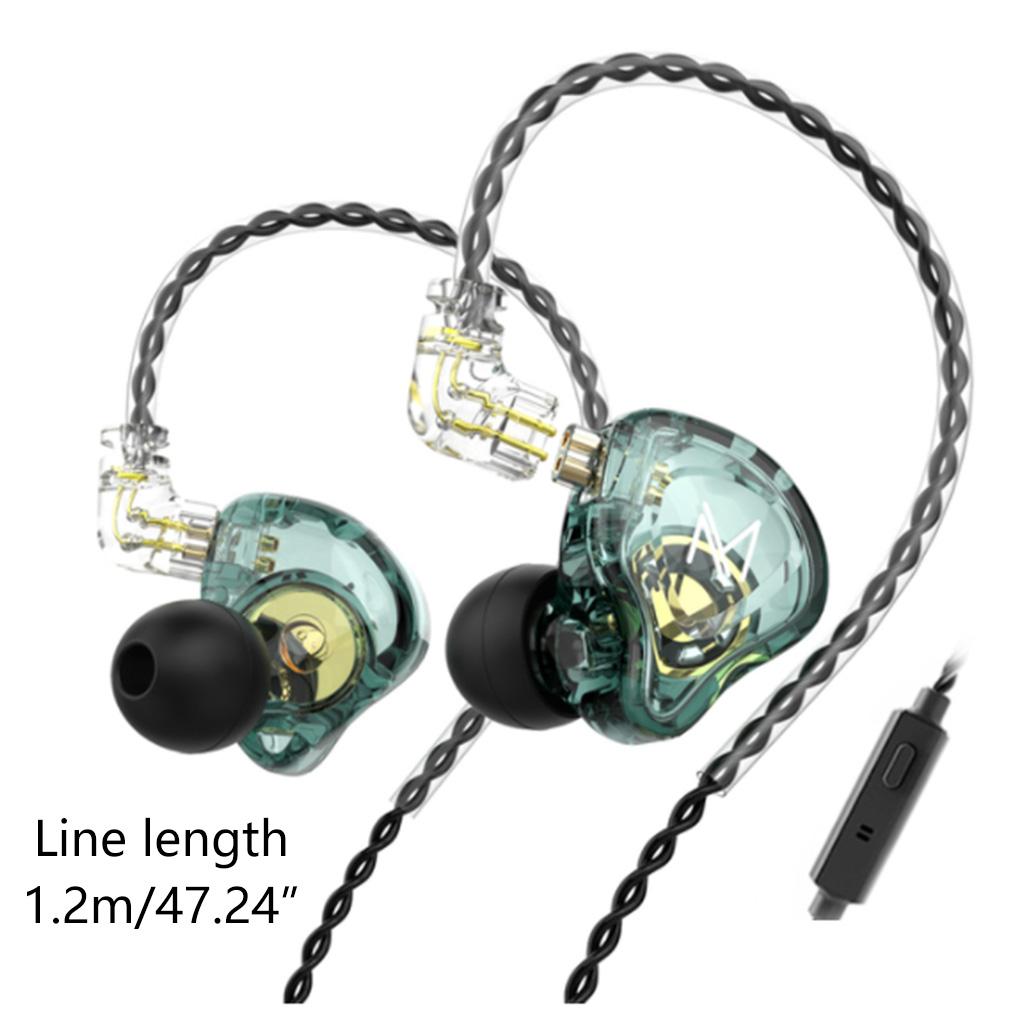 3.5mmJack Headset Ear-in Detachable Cable Earphone with Dynamic Driver Stereo Bass Sound Strong Ability Earphones