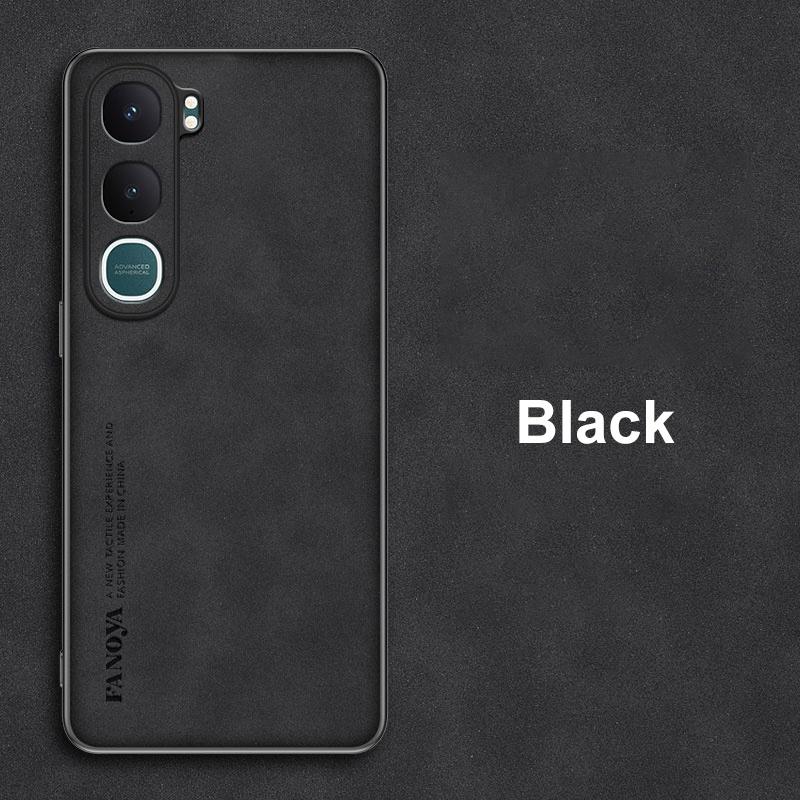 Für Vivo Y31 5G Hülle Luxus PU Leder Handyhülle Für Vivo Y21D 4G Rückseite Matte Silikon Stoßfest Vollschutz Coque