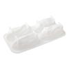 Silicone Mold for Making Four Nut-Shaped Pieces Flexible Non-Stick Baking Mold for Chocolate Candy Jelly and Ice Cubes