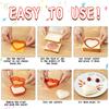 Sandwich Cutter and Sealer Uncrustable Bread Sandwich Maker Decruster for Kids Lunchbox Bento Box KC0445
