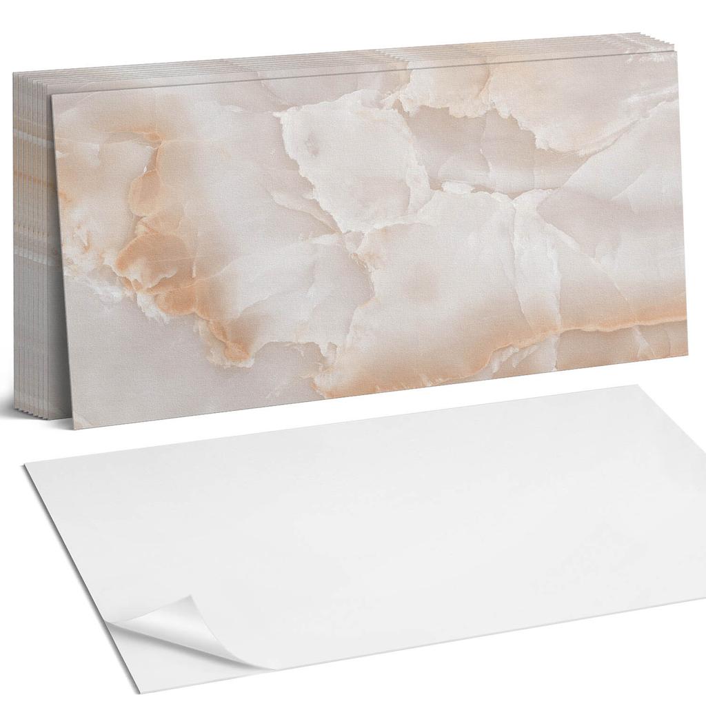 Kafelki Winylowe Z Motywem Do Kuchni Naturalny Wzór Kamienia 10X40X20 Cm