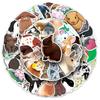 50 Cute Rabbit Cartoon Stickers for Laptops, Refrigerators, Water Cups, and Phones
