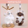Plush Siamese Cat Toy With Short Pile Faux Fur For Kids And Adults