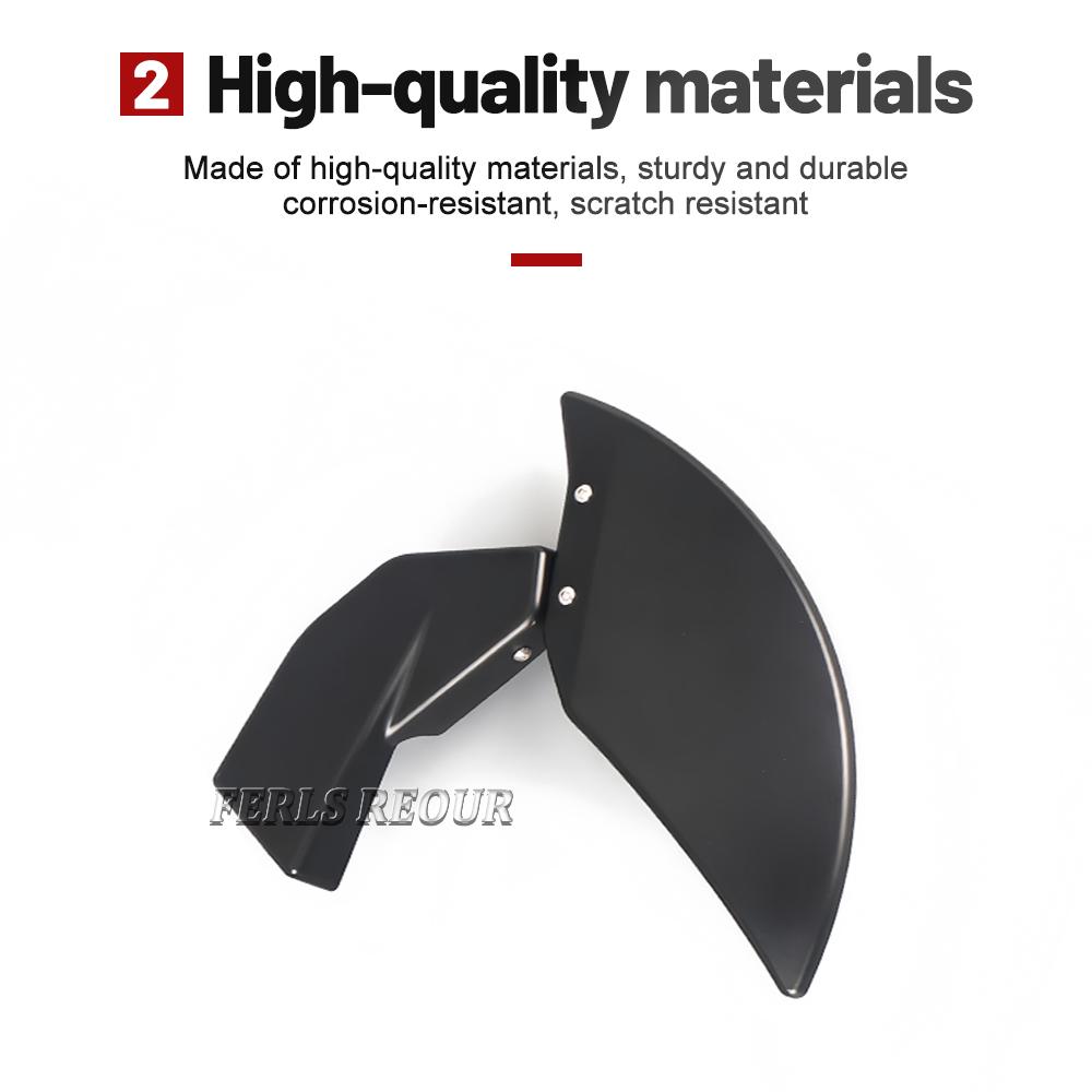 Motorcycle Air Ducts Side Cover For Kawasaki Ninja ZX-6R 2024+ ABS Black Motorcycle Brake Caliper Radiator Brake Disc Cooler