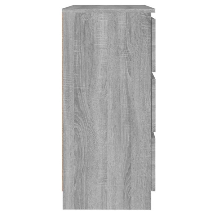 VidaXL Buffet Sonoma gris 60x35x76 cm Bois d'ingénierie 815511